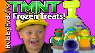 TMNT Frozen Treats! Fruit Chocolate Fun w/HobbyTiger by HobbyKidsTV screenshot 1