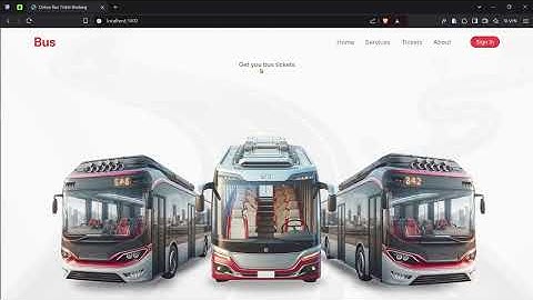 Online Bus Ticket Booking Website using Reactjs and Tailwind CSS