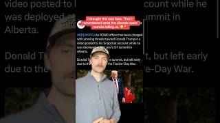 RCMP officer charged for threatening Trump while deployed to protect him at the G7  #cdnpoli #usa
