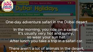Academy Stars 3 Unit 4 DUBAI HOLIDAYS | Reading challenge | Ruby English