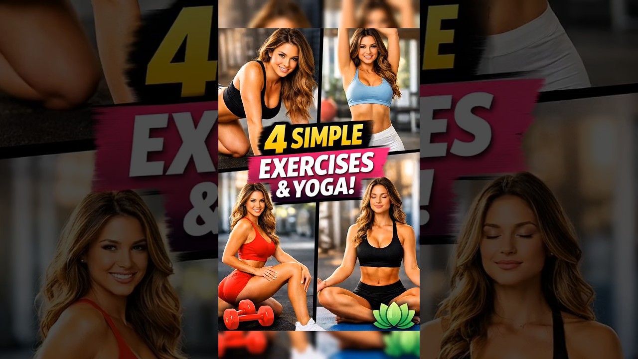 4 Morning Yoga Poses & Exercises to Boost Energy, Burn Fat & Stay Fit Daily 