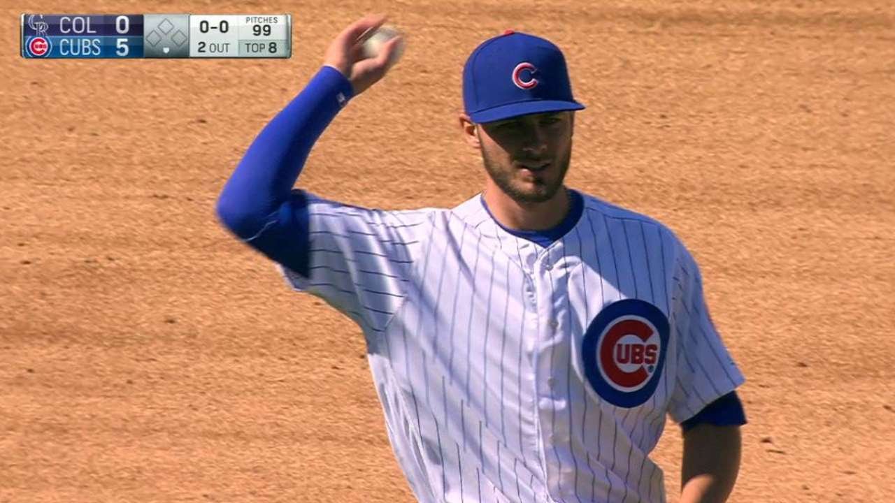 COLCHC Bryant fires around the horn for double play YouTube