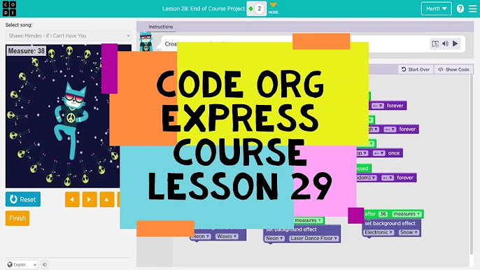 Code.org Express Course All Lessons Answers and Solutions 