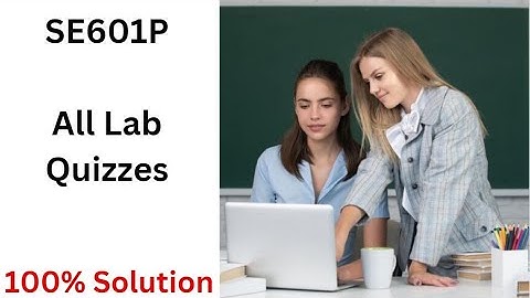 SE601p | SE601p All Lab Quiz | Fall 2024 | Easy Learning Club  #se601 #se601p
