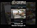 Render dengan Ai yang Konsisten #autocadpemula #rendering #arsitektur