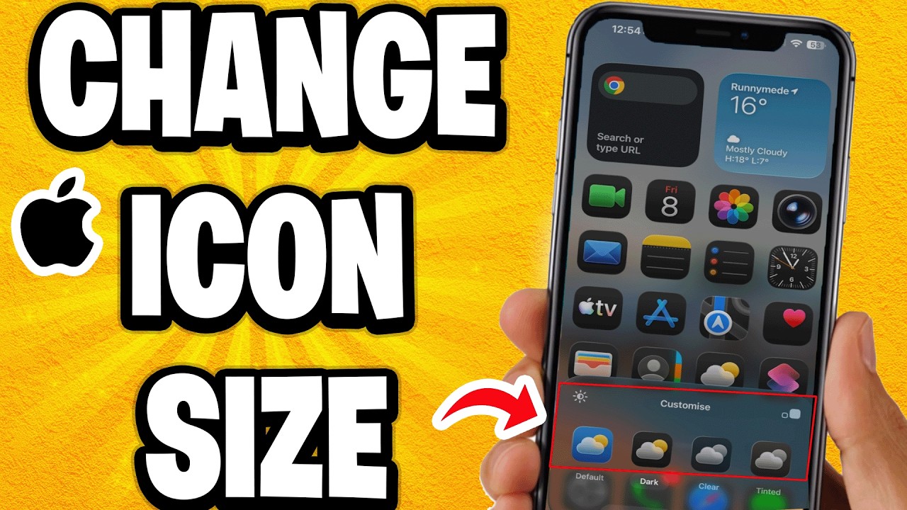 How to Change App Icon Size On iPhone (Easy Tutorial) - YouTube