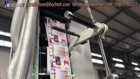 HSS-320-450-570 flexo press with 5color and UV drying device