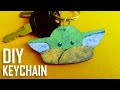 DIY Baby Yoda Keychain from Cardboard Only