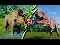 NEW DINOSAUR IN THE HOUSE! (fight ensuses) | Jurassic World Evolution #2