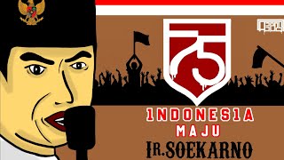 ANIMASI SOEKARNO PROKLAMASI DIRGAHAYU RI KE 75