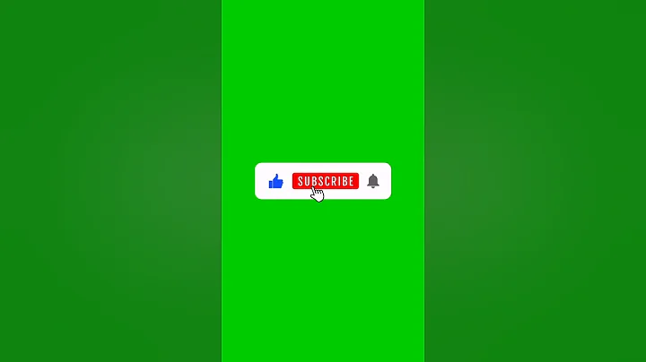 Youtube Subscribe Button Green Screen |  link in the comments section