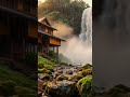 ASMR RAIN - Dreamy Mountain Rain Manor House Untouched Nature Calm Anxiety Quality Sleep #asmr #fyp