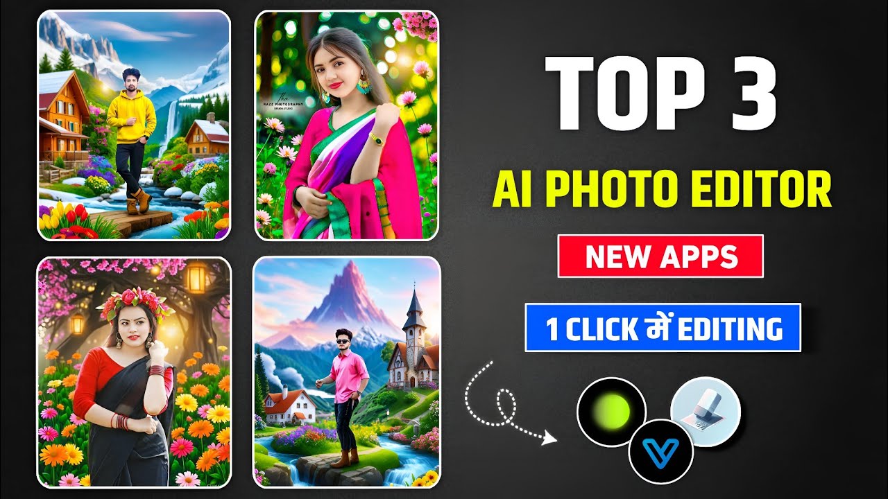 Top 3 new ai photo editing apps 2025 🔥 | Best ai photo editor app | Ai ...