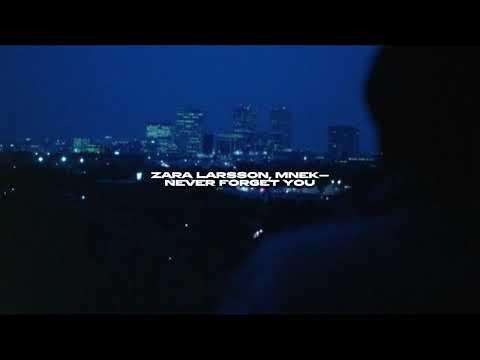 Zara Larsson Mnek Never Forget You Sped Up Reverb