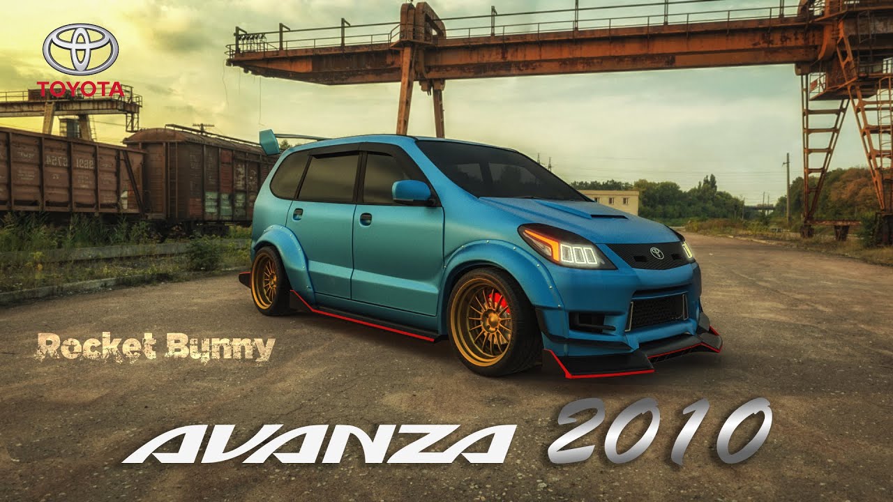 MODIFIKASI DIGITAL MOBIL "SEJUTA UMAT" TOYOTA AVANZA 2010 | ALA ROCKET BUNNY | DIGITAL CUSTOMS