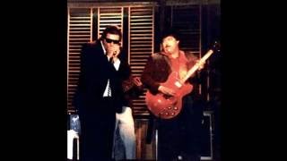 The Boss: By William Clarke. Pictured With Hollywood Fats. Gorm Lambert playing guitar to recording.
