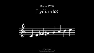 Scale 2765: Lydian Flat 3