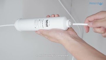 How to install a Waterdrop MNR35 remineralization filter?
