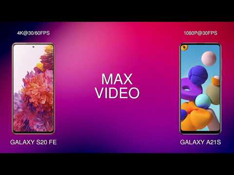 Samsung Galaxy S20 vs Samsung Galaxy A21s comparison