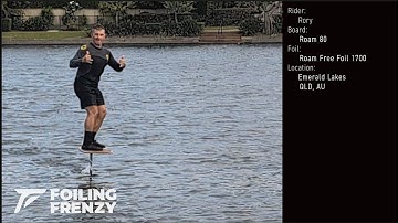 Roam Free Foil 1700 - pump foil at it