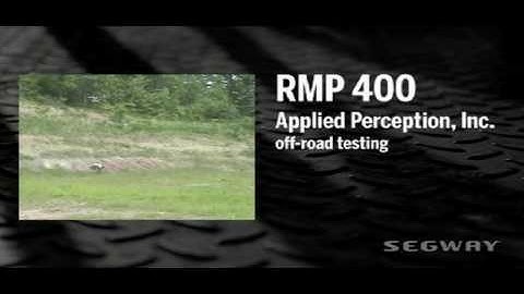 Segway RMP 200 and RMP 400 Capabilities