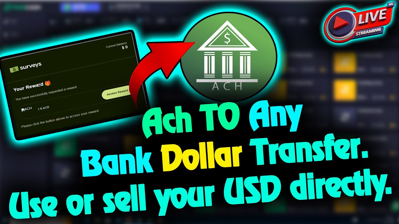Ach Bank Transfer Ach To Go2 Bank Redeem Fivesurveys Rewardsredeem