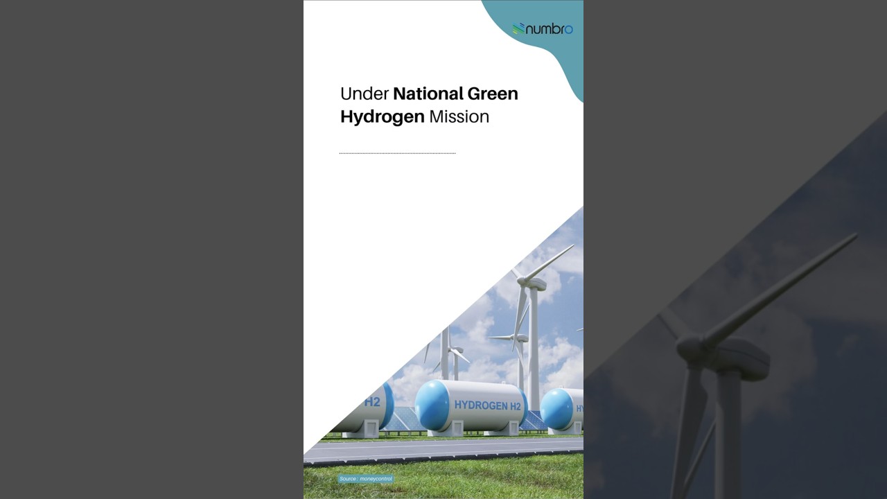 "⚡ National Green Hydrogen Mission: Transforming India’s Energy Future! 🌱🚀  
