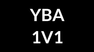 [YBA] Just a normal 1v1 video