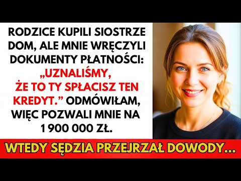 Rodzice Zdecydowali, Że Mam Spłacać Kredyt Siostry. Gdy Odmówiłam, Pozwali Mnie, Żądając, Żebym...