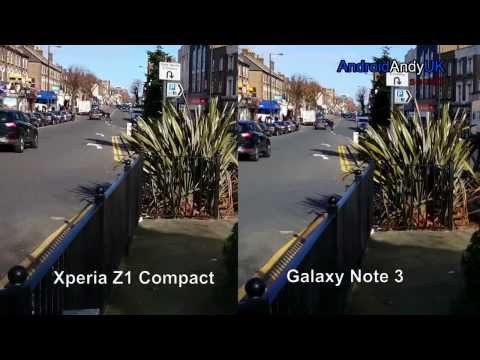 Sony Xperia Z1 Compact vs Samsung Galaxy Note 3 1080p HD Video Comparison