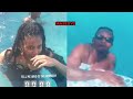 CLIP FUPI IKIWAONYESHA DIAMOND NA MIMI MARS WAKIOGELEA NDANI YA SWIMMING POL MBEZI MBIZI 