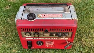 Vintage Honda Ed250 Suitcase Generator Will It Run