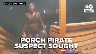 Porch pirate caught on camera attempting to steal Amazon package in South Columbus