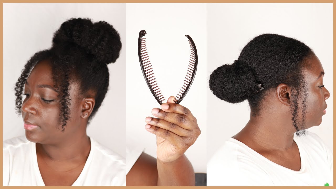 Easy Hairstyle With banana Hair clip /French Bun Hairstyle With Trick -  YouTube