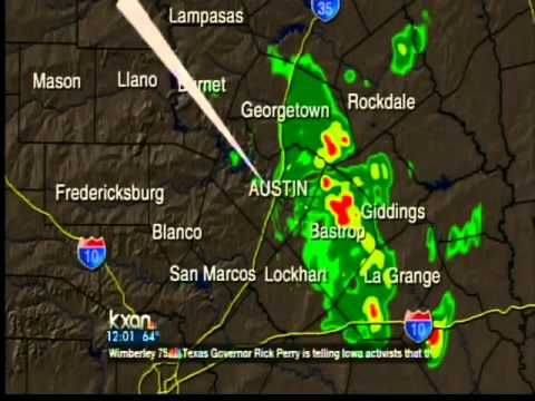 Rain hits Central Texas - YouTube