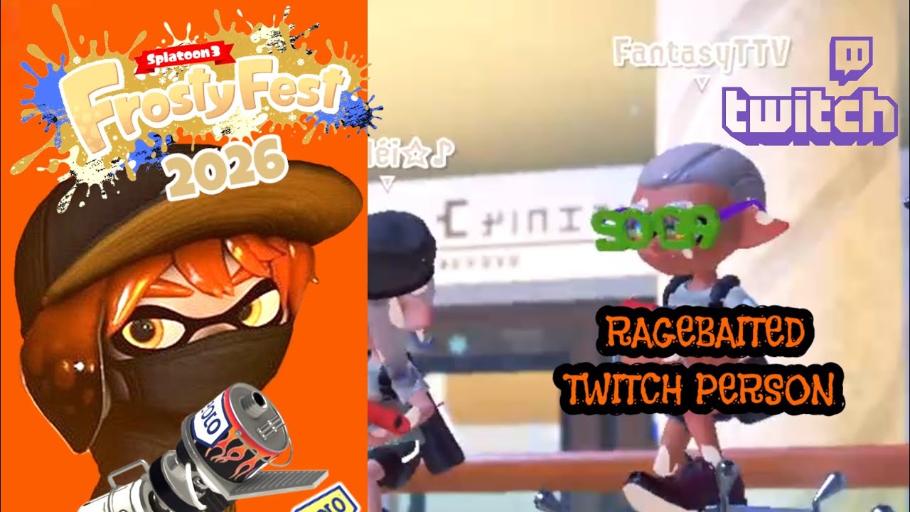 Ragebait Blaster To Get Twitch Person ANNOYED (Splatoon 3 FrostyFest 2026)