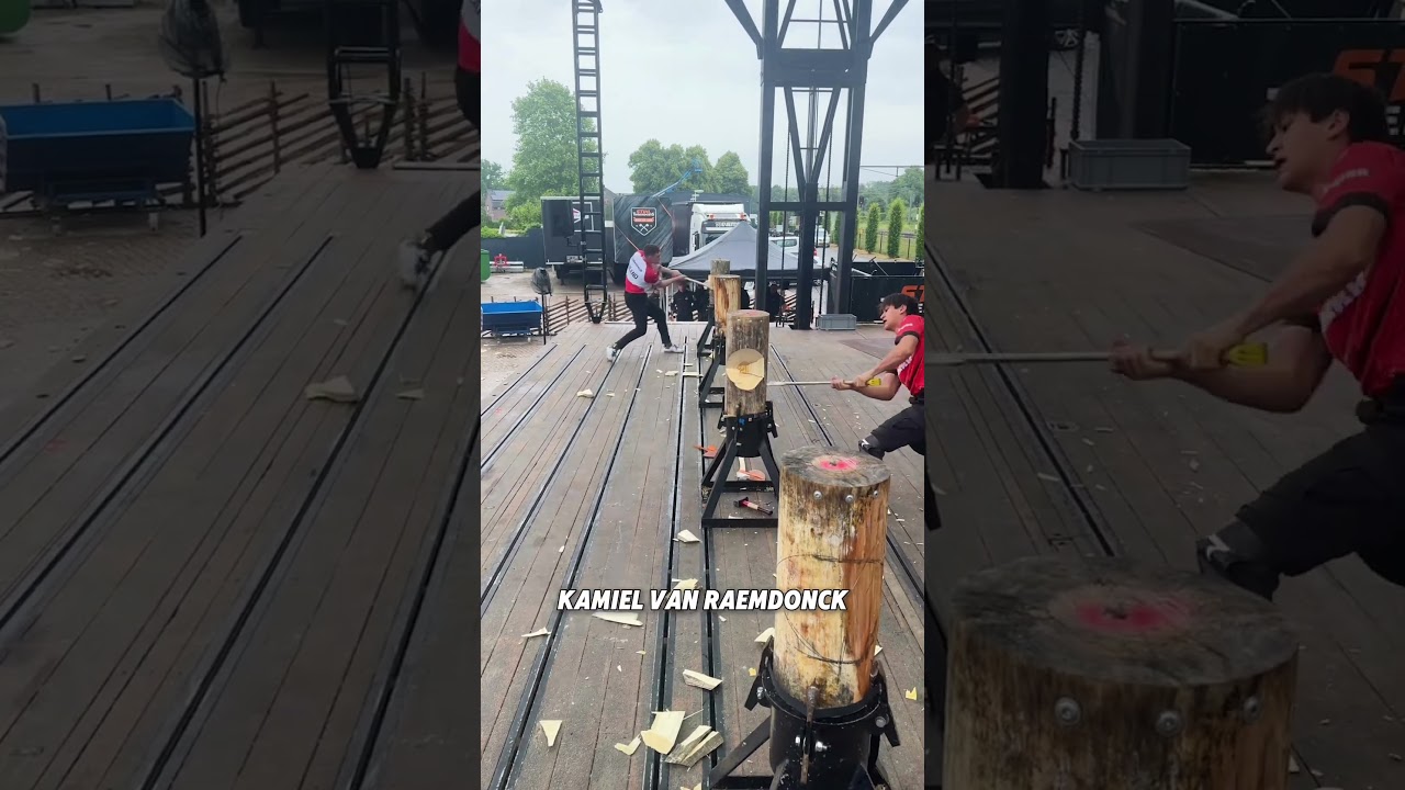 Full throttle from Kamiel Van Raemdonck with that axe. 🪓 