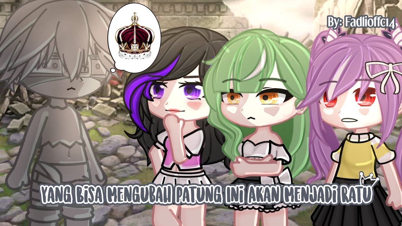 Yang Bisa Mengubah Patung Ini Akan Menjadi Ratu 👑✨ || Gacha Club Indonesia 🇮🇩