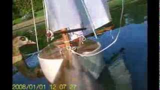 Model Fifie Sailing Boat On The Round Pond