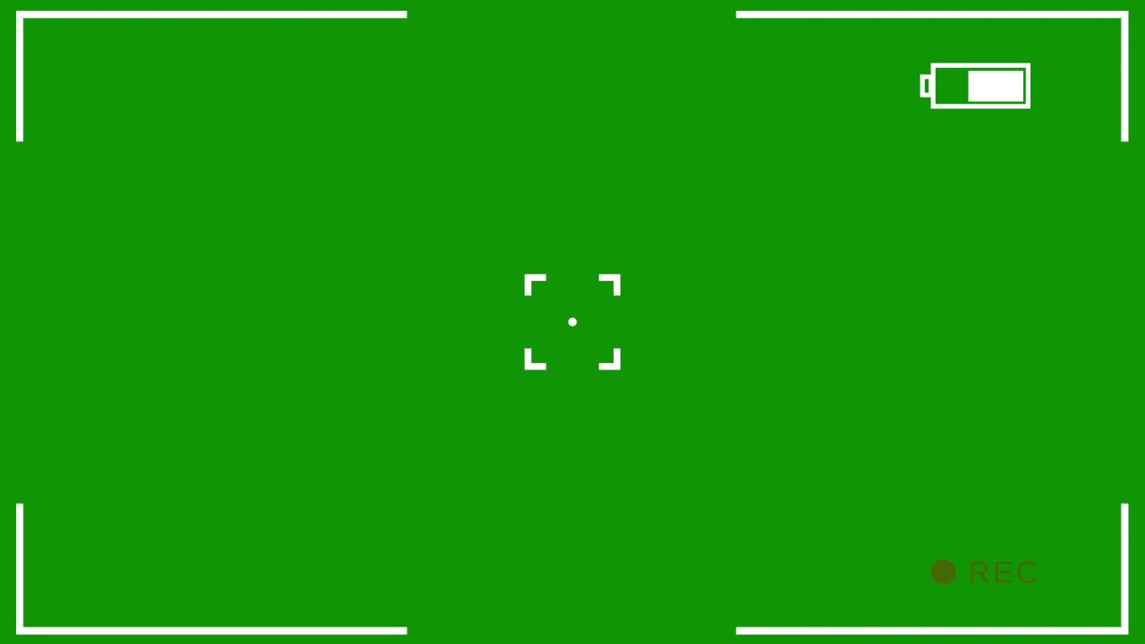 Green Screen Camera Recording Overlay Draining Battery | Royalty Free Stock Footage