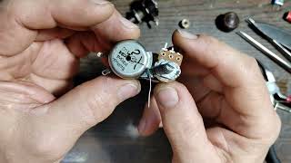 2  Как изготовить спаренный многооборотный резистор с выключателем.