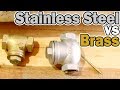 Stainless Steel vs Brass Waste Valve GPM Ram Pump