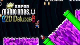 New Super Mario Bros U But In Super Mario World Style! - NSMBU 2D Deluxe