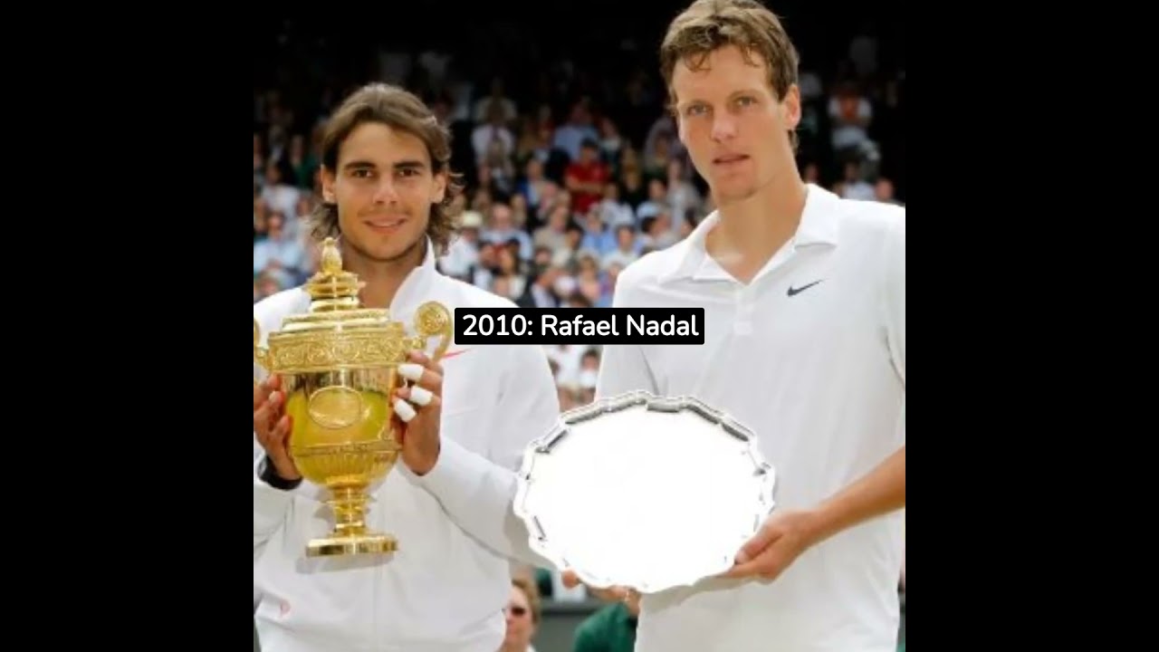 20 Years of Wimbledon Men's Singles Champions, 2023: Carlos Alcaraz Congratulations! 🎉🏆