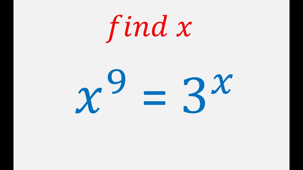 An interesting problem of Indices - YouTube