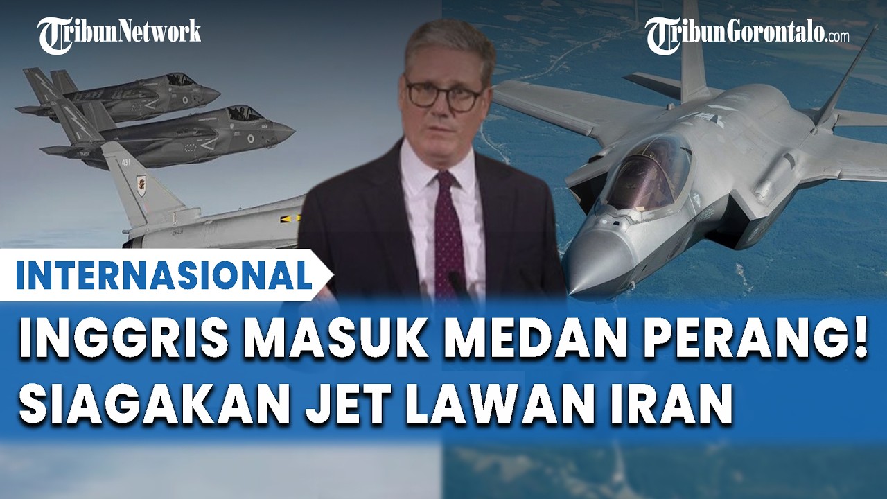 PERANG MELEBAR?! Inggris Umumkan Ikut Bertempur, Jet Tempur Disiapkan Hadapi Rudal Iran