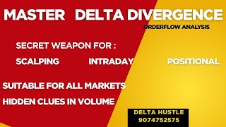 DELTA DIVERGENCE CANDLE EXPLAINED  SECRET WEAPON FOR TRADERS  Secret of Orderflow Pros.