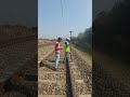 Railway line  survey - Topographical  survey  # Orbit Surveys #shortvideo #youtubeshorts