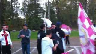 Zelge Fans Firar Seger Utanför Värnamos Arena