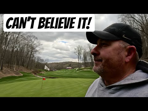 Breaking News…. #therealfieldofdreams #backyardgolfcourse #hack